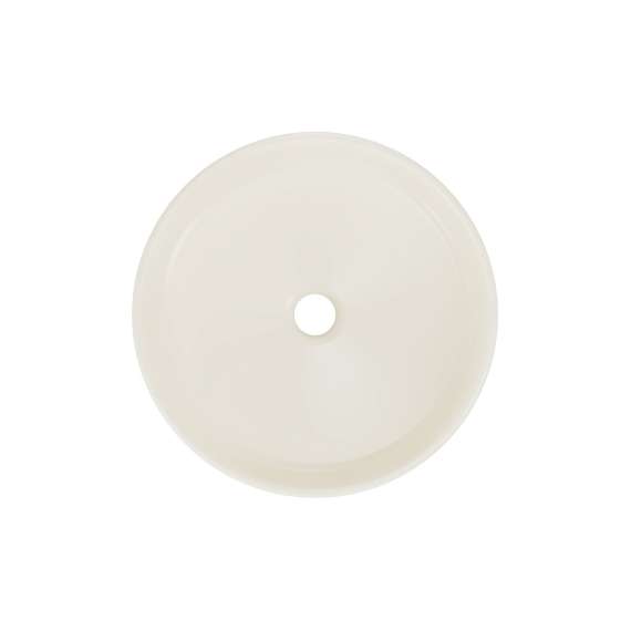 Servant River 40 cm - kremhvit matt - rund