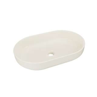 Servant River 55 cm - kremhvit matt - oval