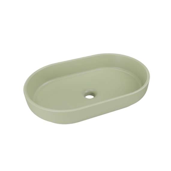 Servant River 55 cm - olivengrønn matt - oval