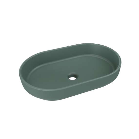 Servant River 55 cm - skogsgrønn matt - oval