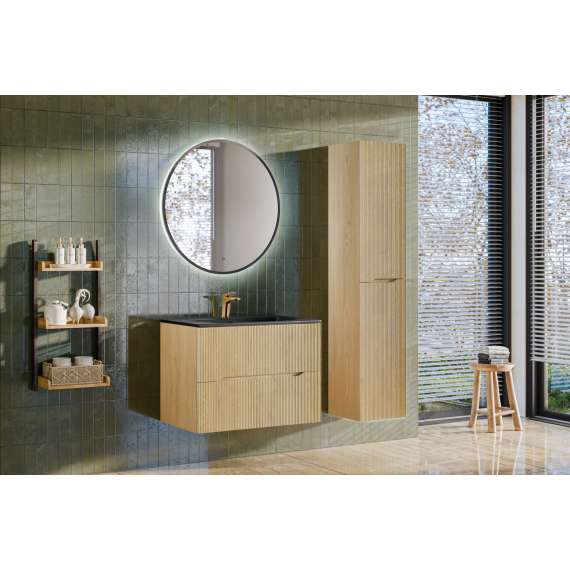 Høyskap Nordic 35x170 cm - eik - 2 dører