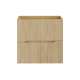 Servantskap Nordic 60 cm - eik - 2 skuffer