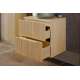 Servantskap Nordic 60 cm - eik - 2 skuffer