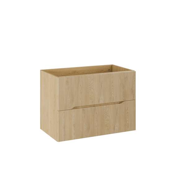 Servantskap Nordic 80 cm - eik - 2 skuffer