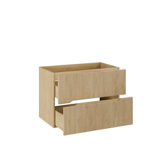 Servantskap Nordic 80 cm - eik - 2 skuffer