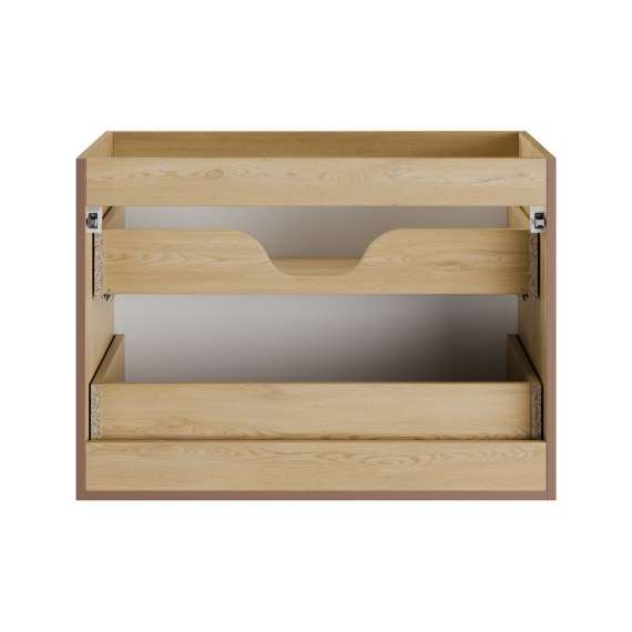 Servantskap Nordic 80 cm - eik - 2 skuffer