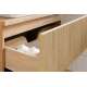 Baderomssett Nordic 80 cm - eik - 3 deler