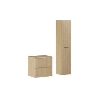 Baderomssett Nordic 60 cm - eik - 3 deler