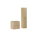 Baderomssett Nordic 60 cm - eik - 3 deler