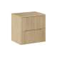 Baderomssett Nordic 60 cm - eik - 3 deler