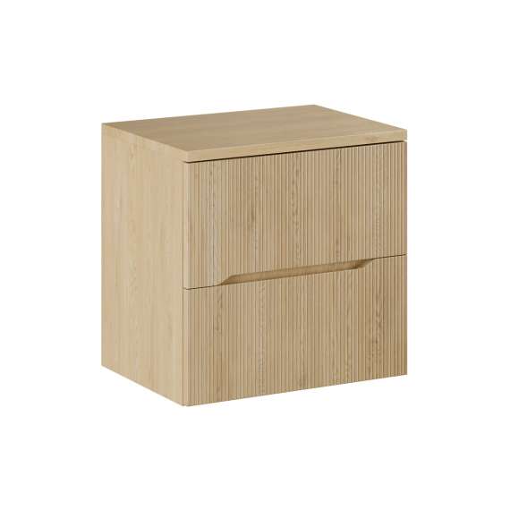 Baderomssett Nordic 60 cm - eik - med servant