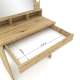 Sminkebord BROADWAY 80x152 cm - eik artisan - med speil