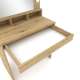 Sminkebord BROADWAY 80x152 cm - eik artisan - med speil