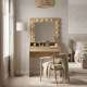 Sminkebord BROADWAY 80x152 cm - eik artisan - med speil