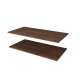 Garderobeskap SALSA 80x203 cm - valnøtt - 2 dører
