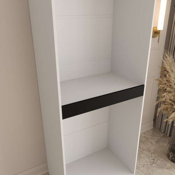 Garderobeskap SALSA 160x203 cm - hvit matt - 4 dører