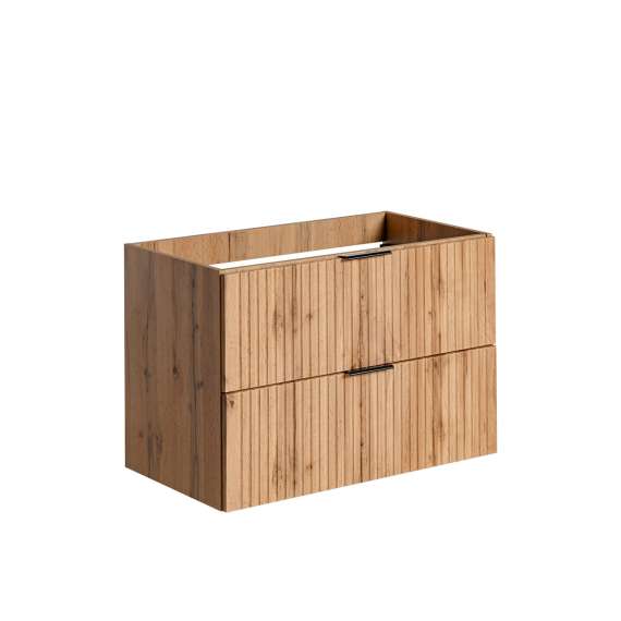 Baderomssett Adel 80 cm - eik - 2 deler