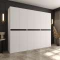 Garderobeskap SALSA 240x203 cm - hvit matt - 6 dører