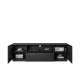 Tv-benk Asha 167x50 cm - sort - 2 dører - 1 skuff