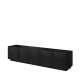 Tv-benk Asha 200x46 cm - sort - 5 dører