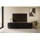 Tv-benk Asha 200x46 cm - sort - 5 dører