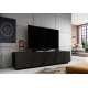 Tv-benk Asha 200x46 cm - sort - 5 dører