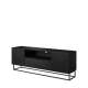Tv-benk Asha 167x60 cm - sort - 2 dører - 1 skuff