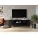 Tv-benk Asha 167x60 cm - sort - 2 dører - 1 skuff