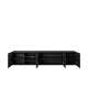 Tv-benk Asha 200x40 cm - sort - vegghengt
