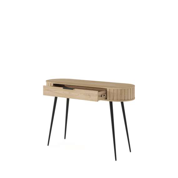 Konsollbord Lovi 120x40 cm - eik - skuff