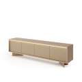 Tv-benk Semi 204x55 cm - eik - cappuccino - 4 dører