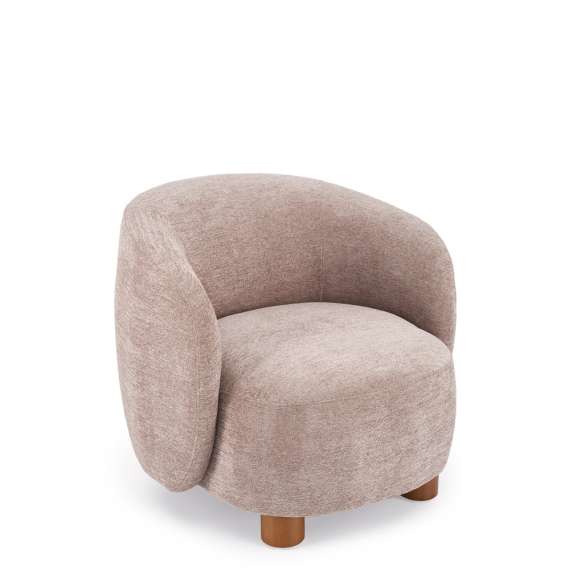 Lenestol BAKER - mørk beige