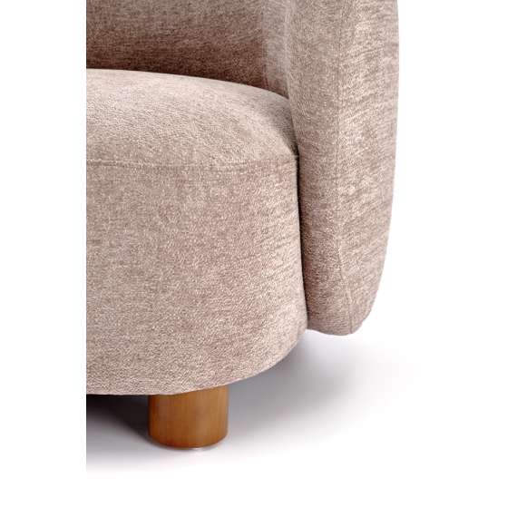 Lenestol BAKER - mørk beige