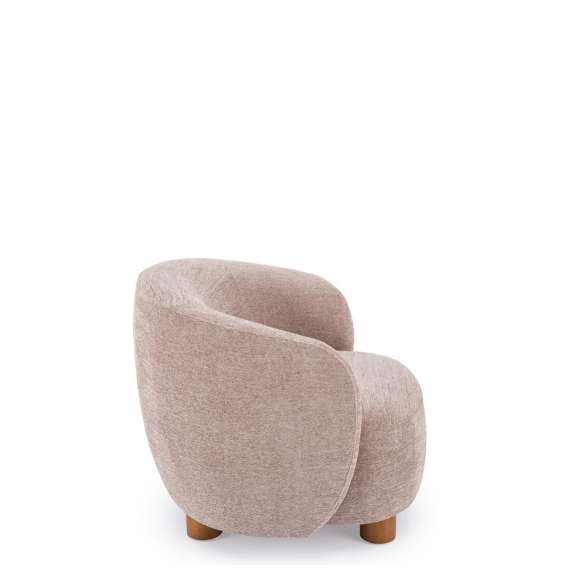 Lenestol BAKER - mørk beige