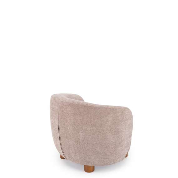 Lenestol BAKER - mørk beige