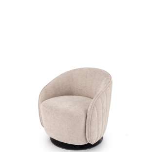 Lenestol BASILIO - capuccino stoff - svingbar