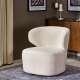 Lenestol GLEN - beige stoff - svingbar