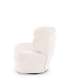 Lenestol GLEN - beige stoff - svingbar