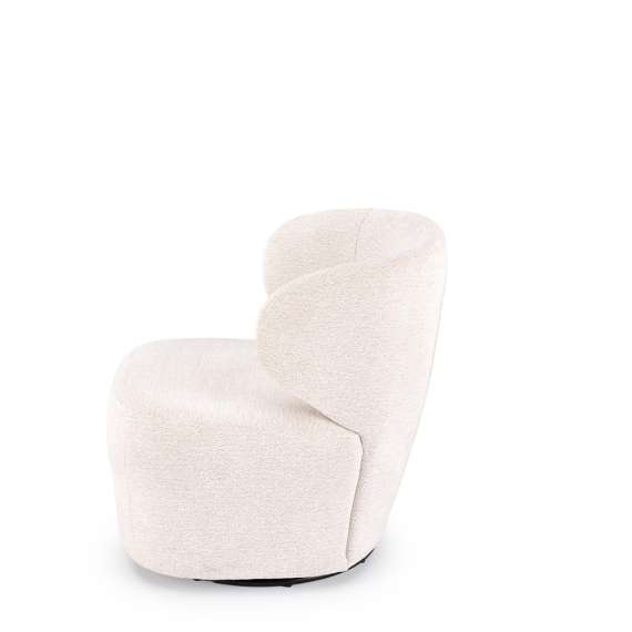 Lenestol GLEN - beige stoff - svingbar