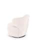 Lenestol GLEN - beige stoff - svingbar