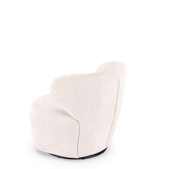 Lenestol GLEN - beige stoff - svingbar