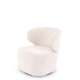 Lenestol GLEN - beige stoff - svingbar