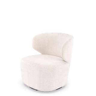 Lenestol GLEN - beige stoff - svingbar