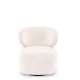 Lenestol GLEN - beige stoff - svingbar