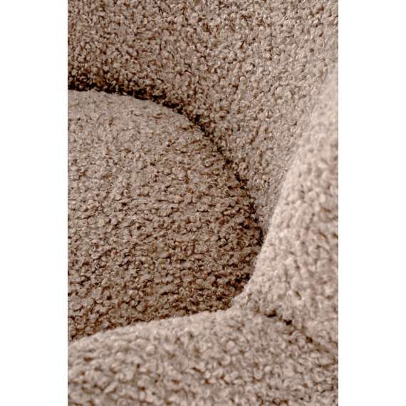 Lenestol CLAUDIO - capuccino farge  stoff - tre bein