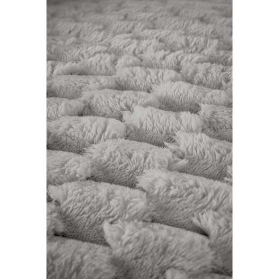 Sofa MALTA - 170x90 cm - grå teddy stoff