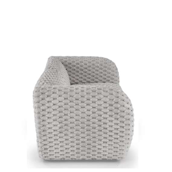 Sofa MALTA - 170x90 cm - grå kordfløyel