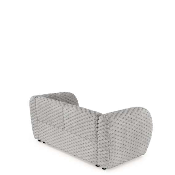 Sofa MALTA - 170x90 cm - grå kordfløyel