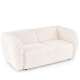 Sofa MALTA - 170x90 cm - crem teddy stoff