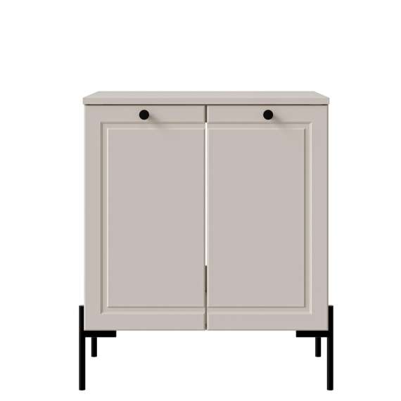 Baderomssett AMBER I - cashmere - metall bein